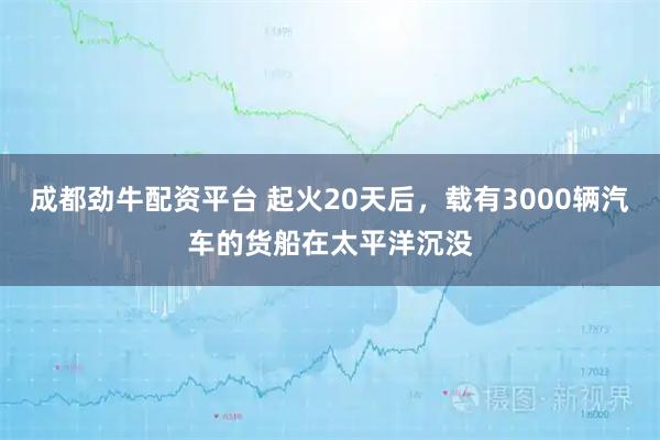 成都劲牛配资平台 起火20天后，载有3000辆汽车的货船在太平洋沉没